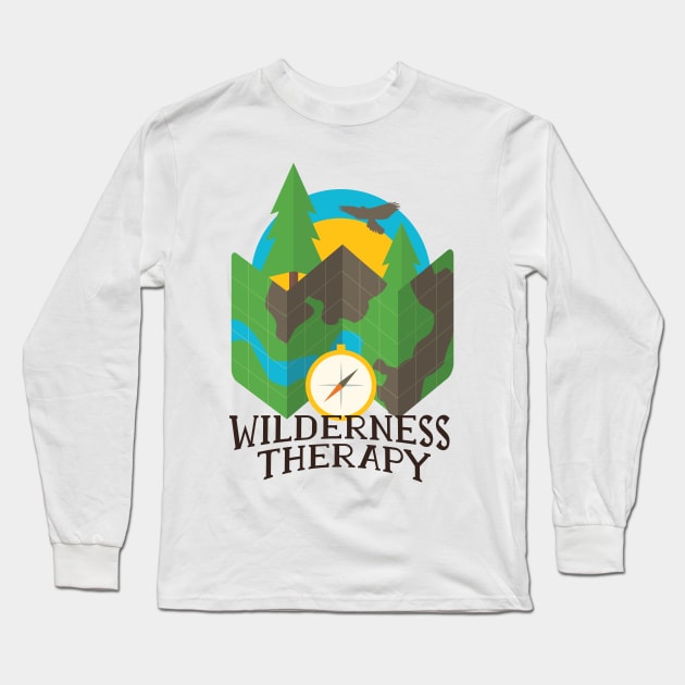 Wilderness - Adventure is Calling Long Sleeve T-Shirt by Urban_Vintage
